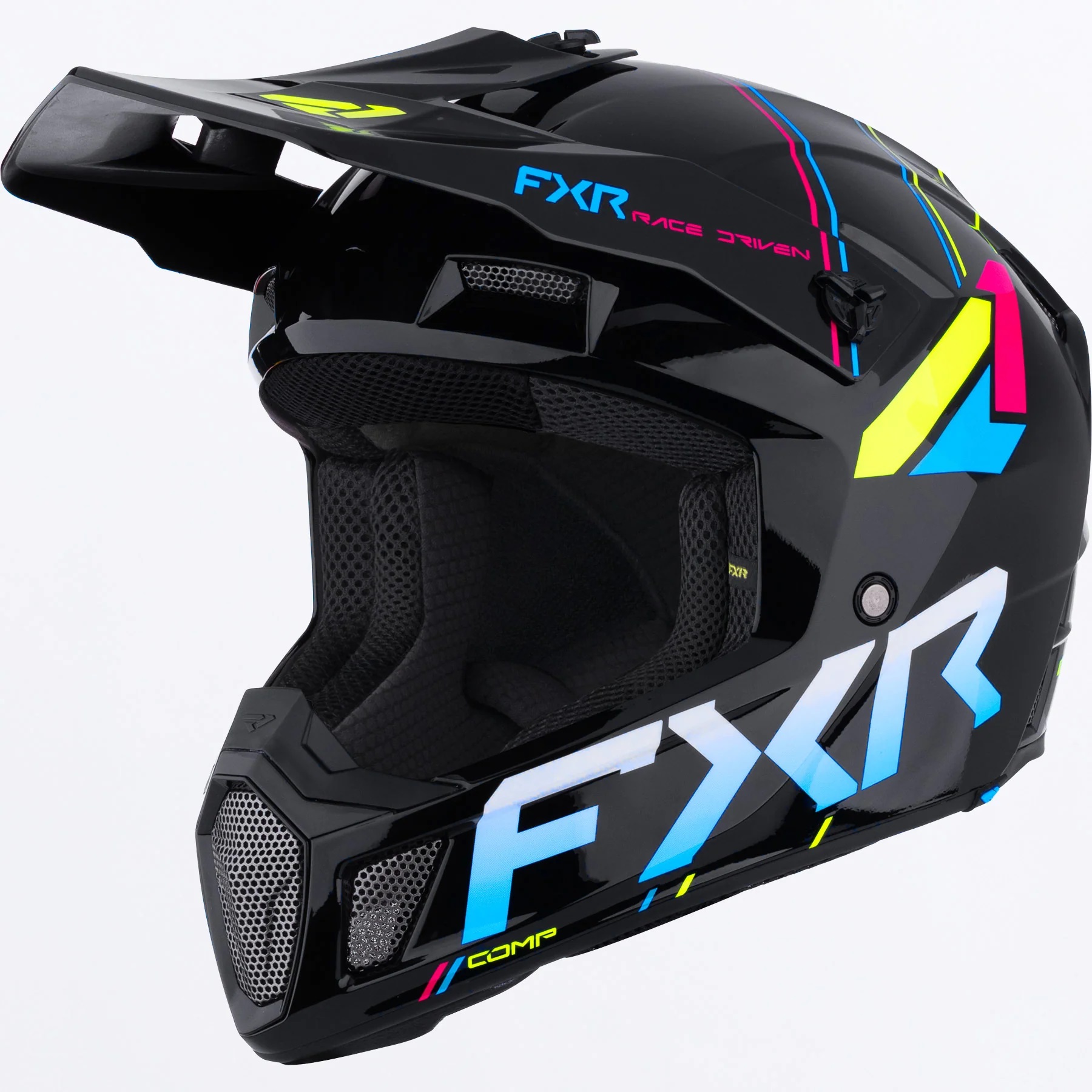 FXR Crosshjälm CLUTCH MX Svart/Rave