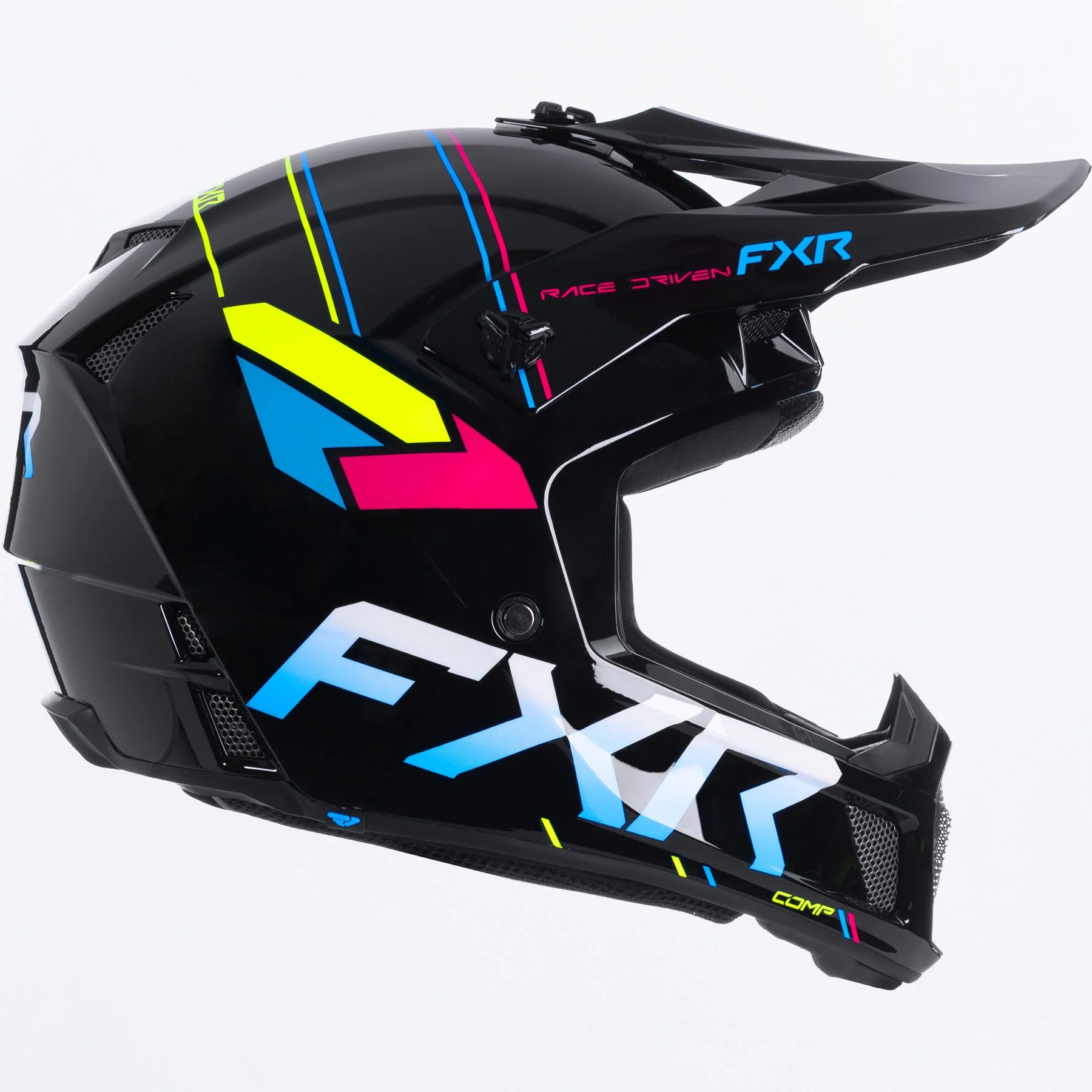FXR Crosshjälm CLUTCH MX Svart/Rave bild 2