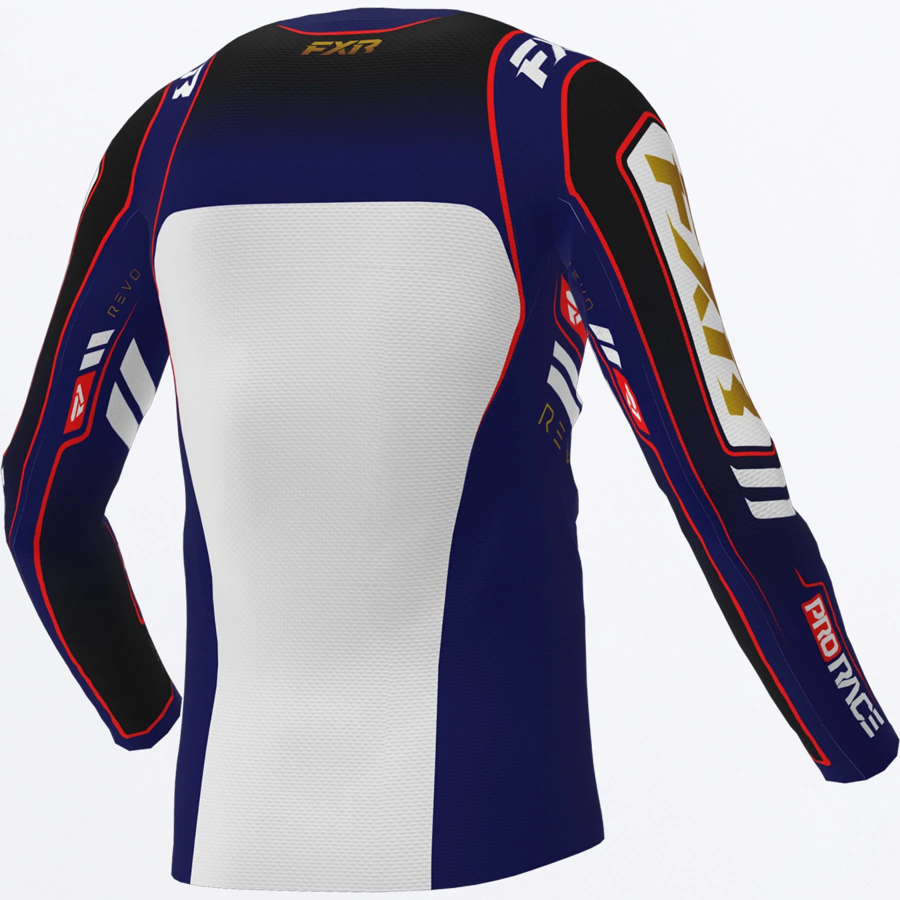 FXR Crosströja Revo Alpha Admiral Blå/Vit/Guld bild 2