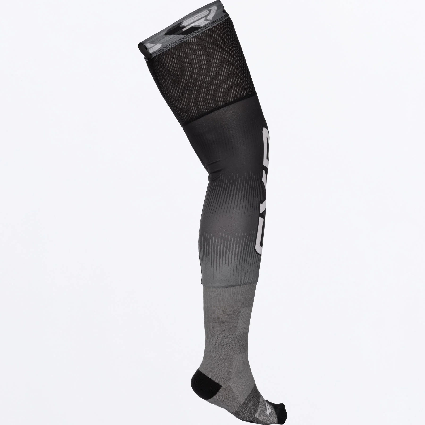 FXR Strumpor Kneebrace Svart/Vit bild 2