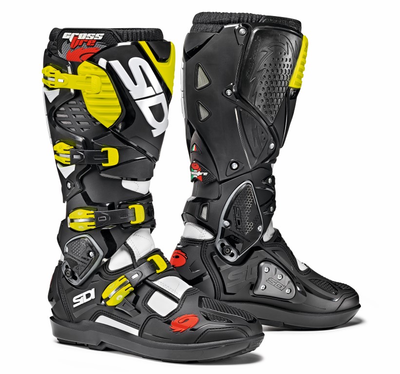 Sidi Crosstövel Crossfire 3 SRS Svart/Vit/Gul