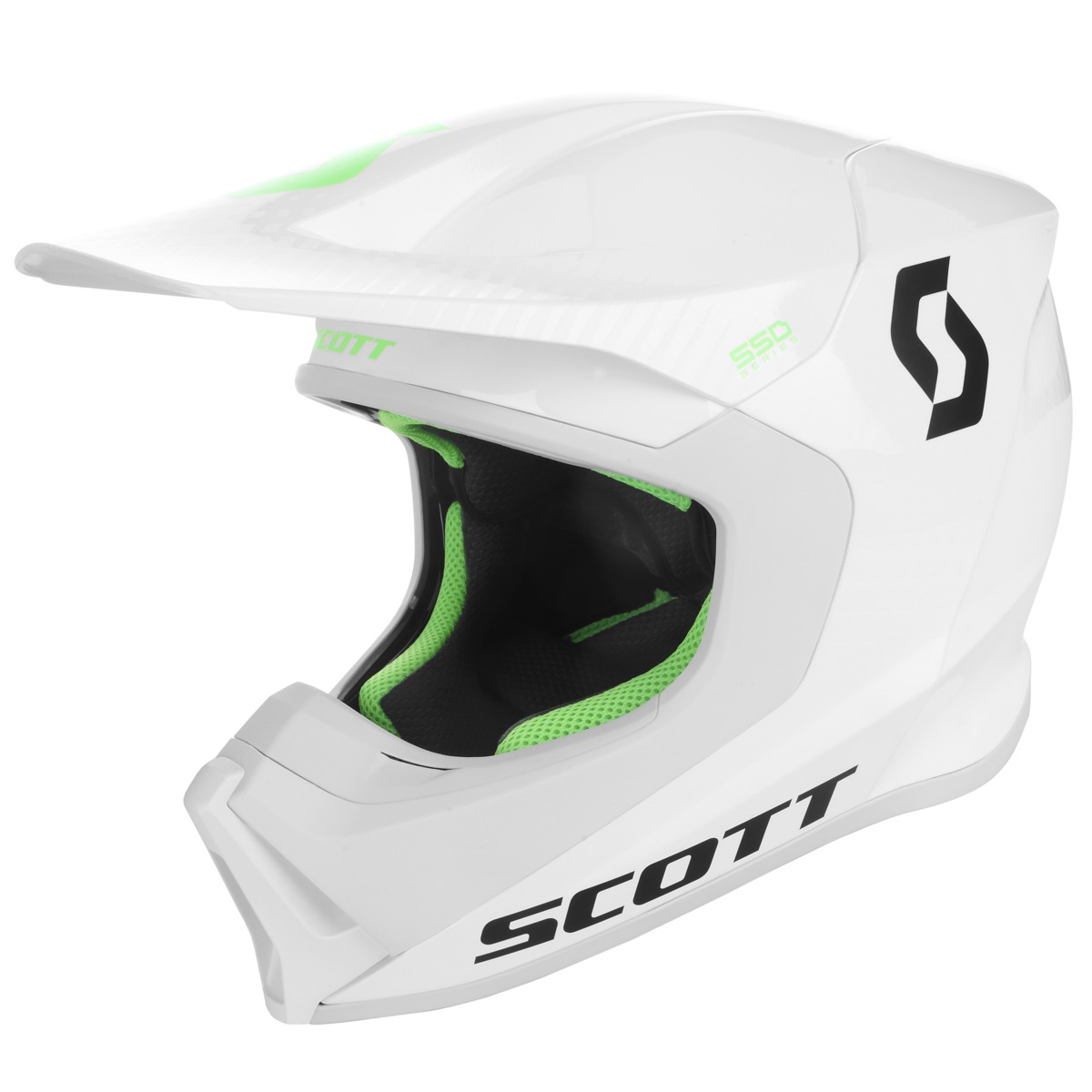Scott Crosshjälm 550 Hatch Vit