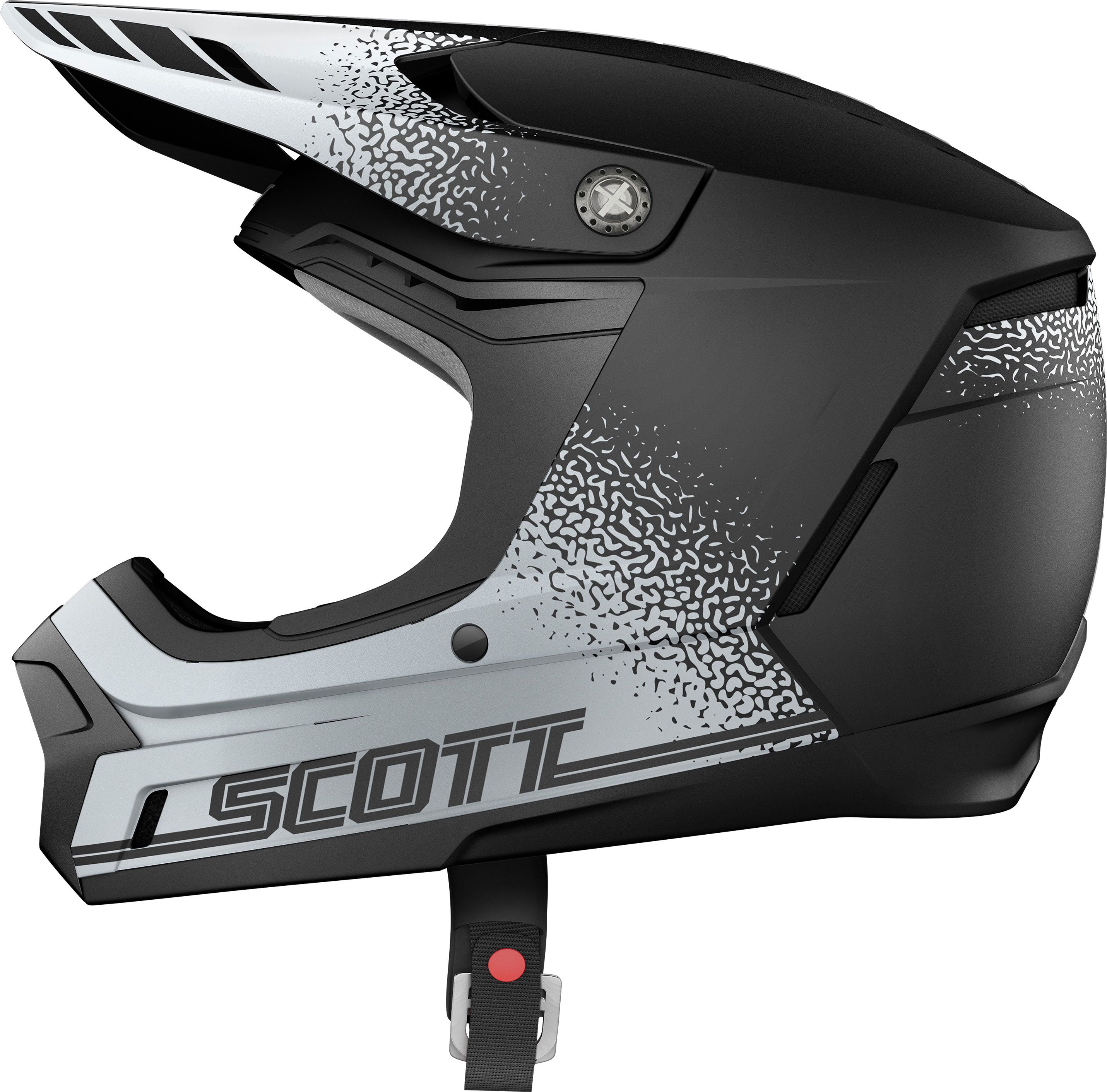 Scott Crosshjälm 350 Evo Plus Dash Svart/Fluogul bild 3