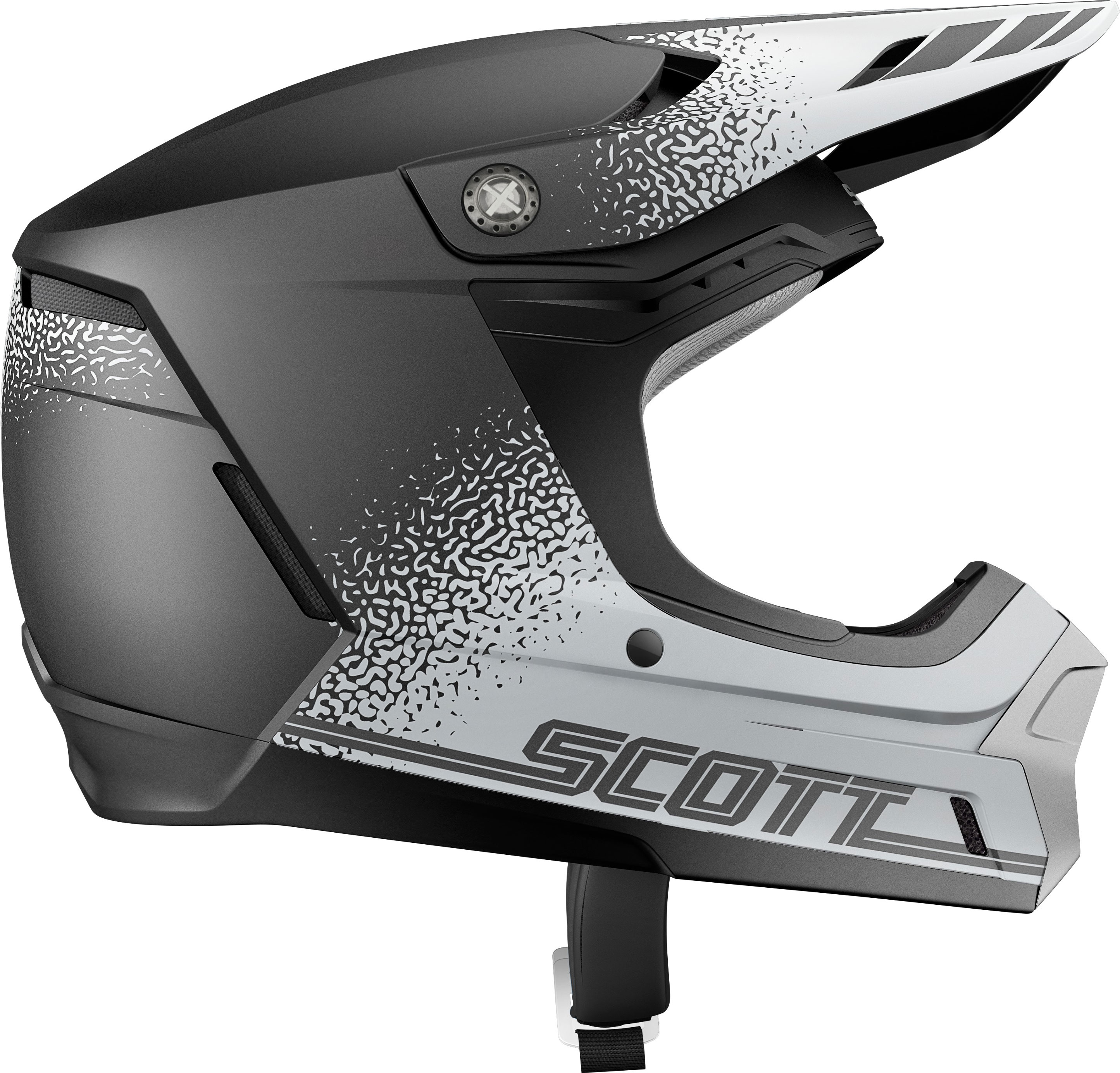 Scott Crosshjälm 350 Evo Plus Dash Svart/Fluogul bild 9