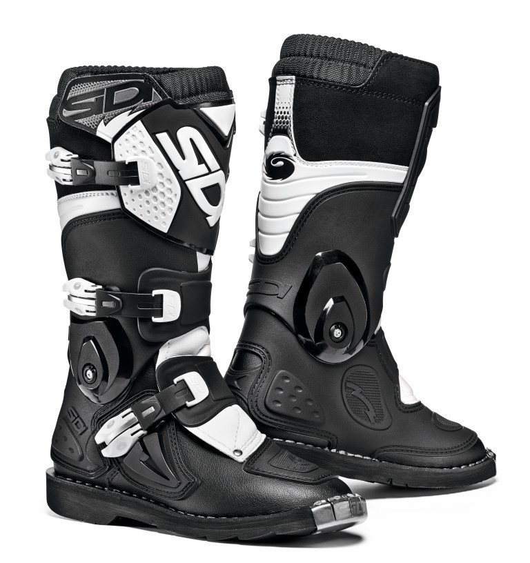 Sidi Crosstövel Flame Svart/Vit (Junior)