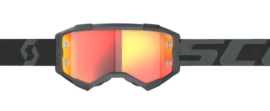 Scott Crossglasögon Fury Svart - Orange spegelglas bild 2