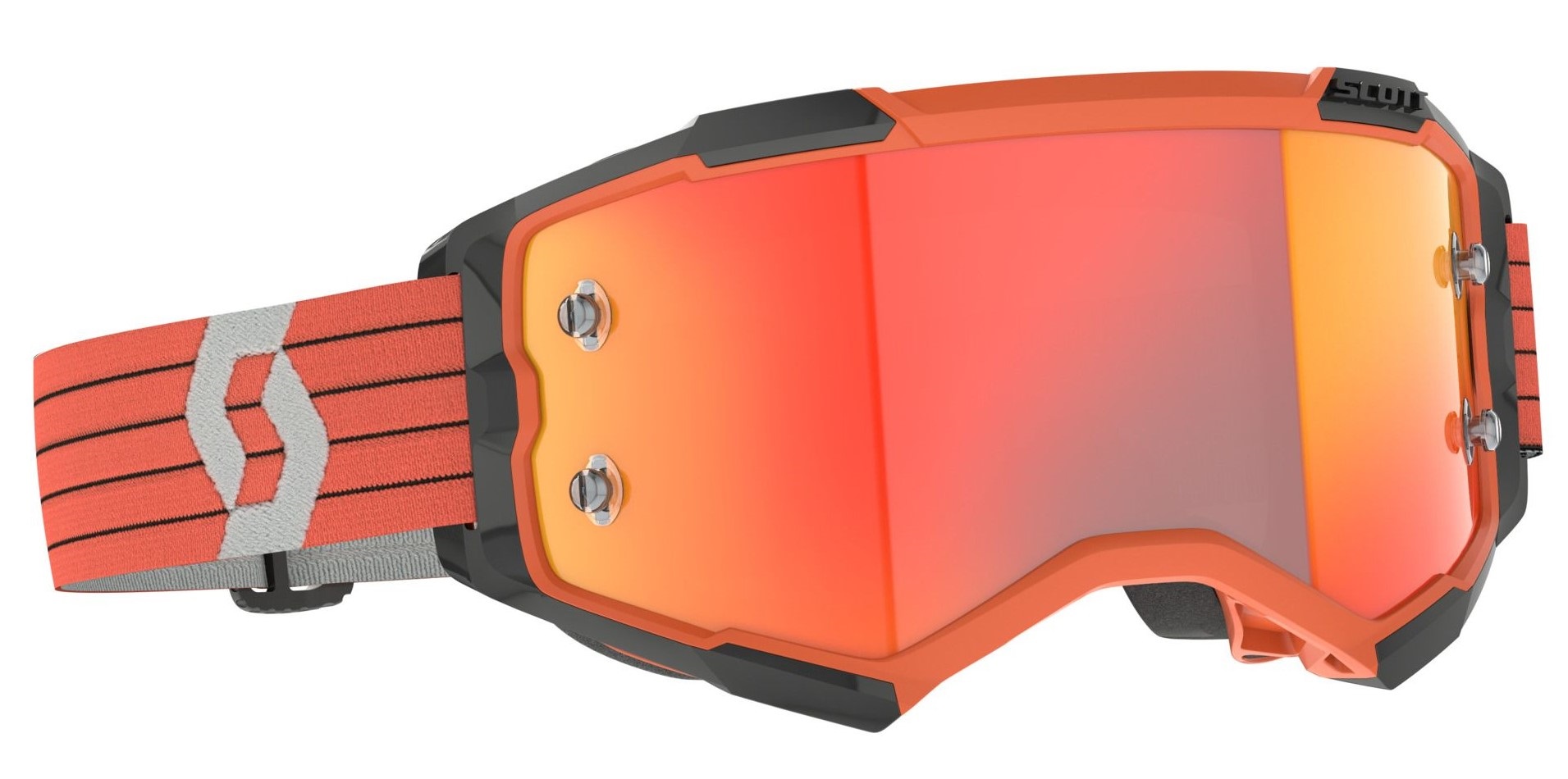 Scott Crossglasögon Fury Orange/Grå - Orange spegelglas