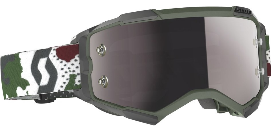 Scott Crossglasögon Fury Grön Camo - Spegelglas