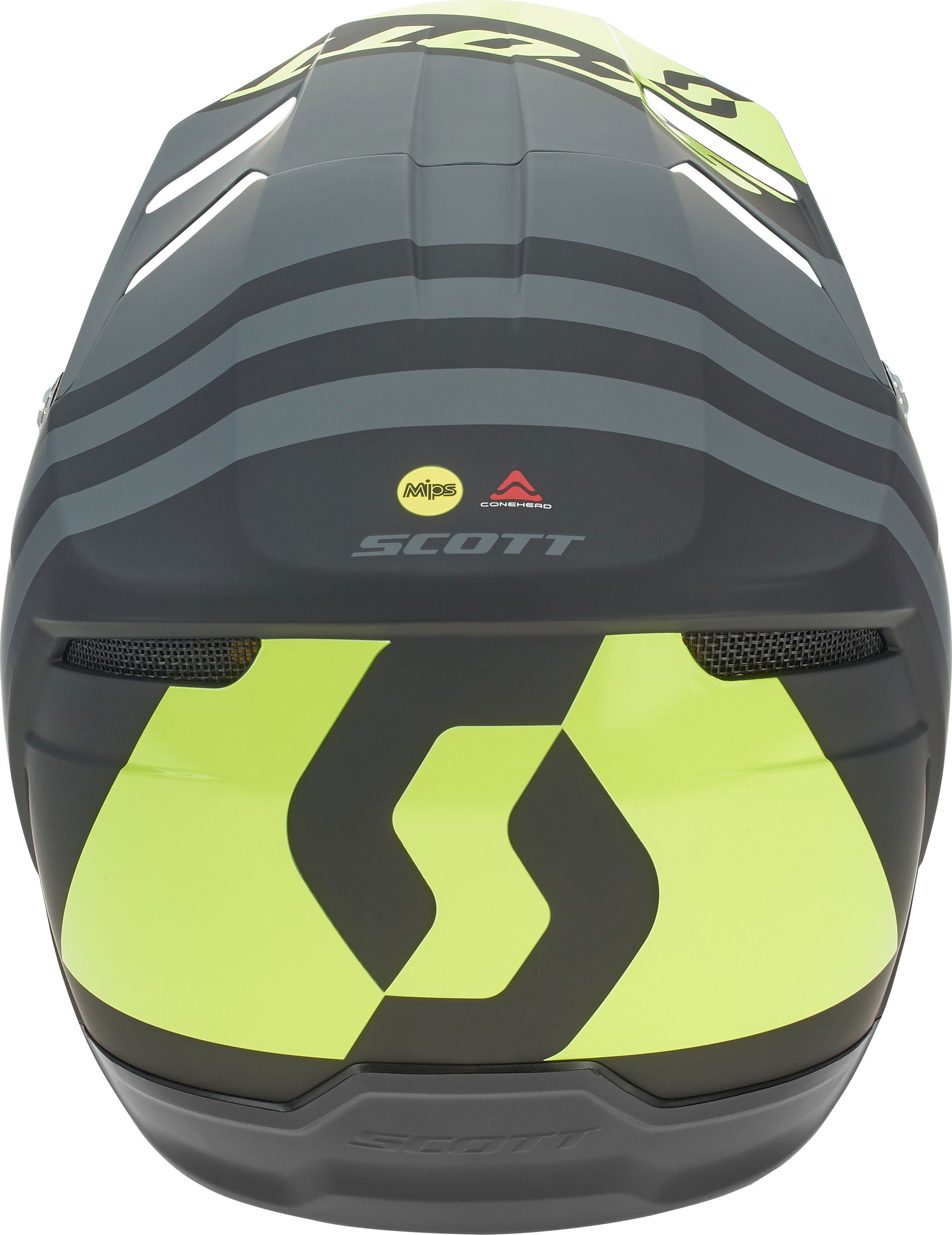 Scott Crosshjälm 350 Evo Plus Dash Svart/Fluogul bild 8