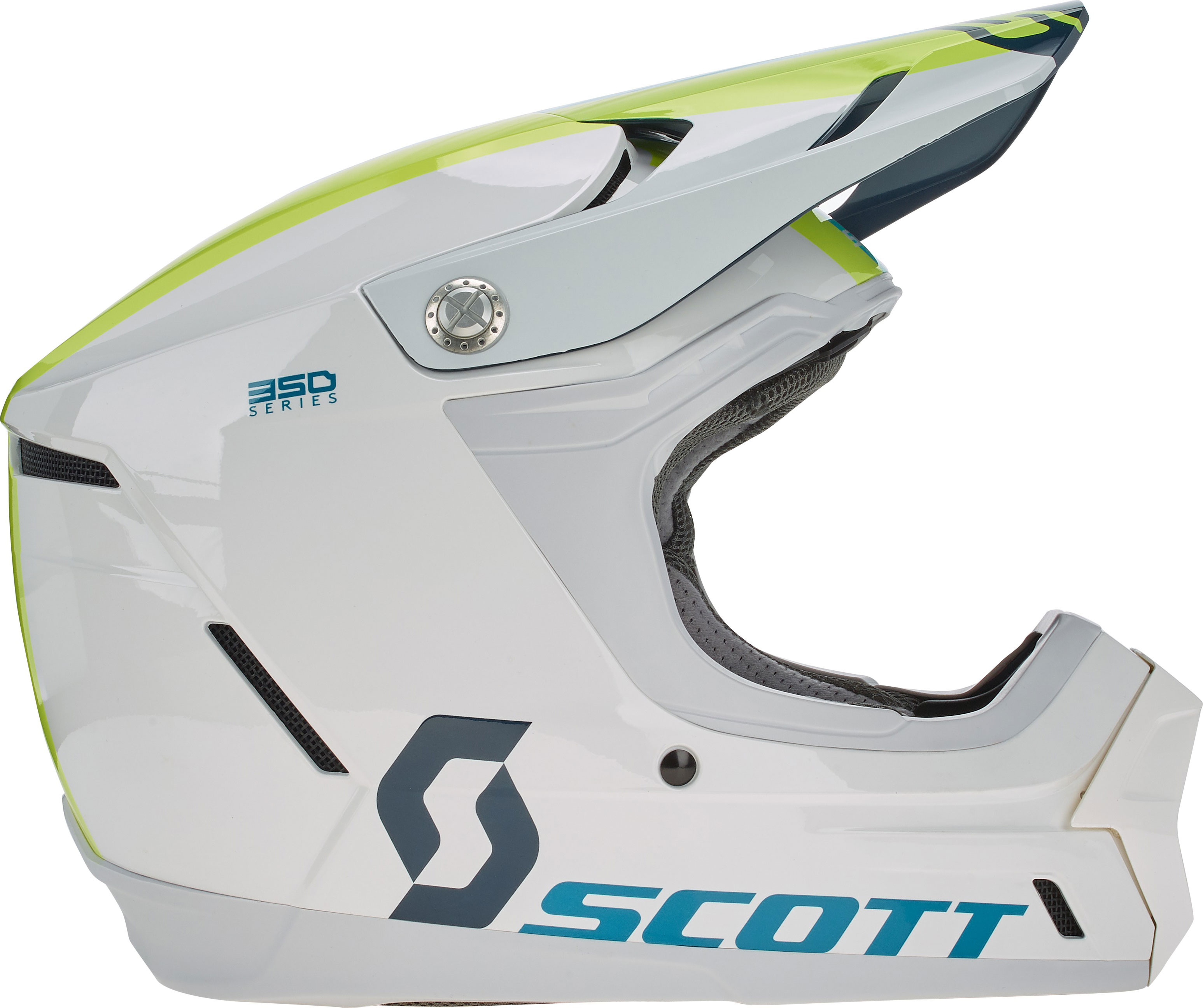 Scott Crosshjälm 350 Evo Plus Track Blå/Teal bild 10