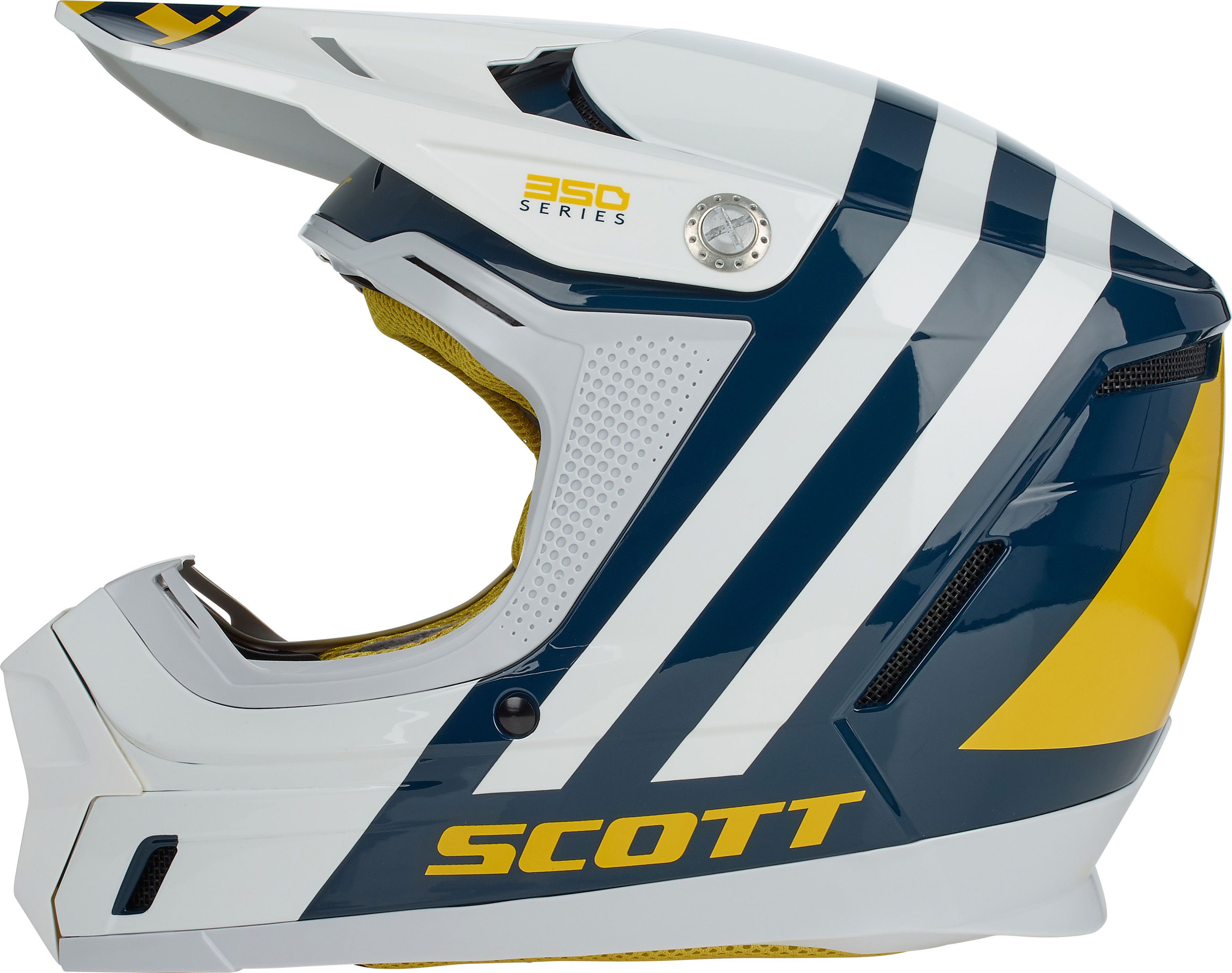 Scott Crosshjälm 350 Evo Plus Dash Junior Mörkblå/Gul