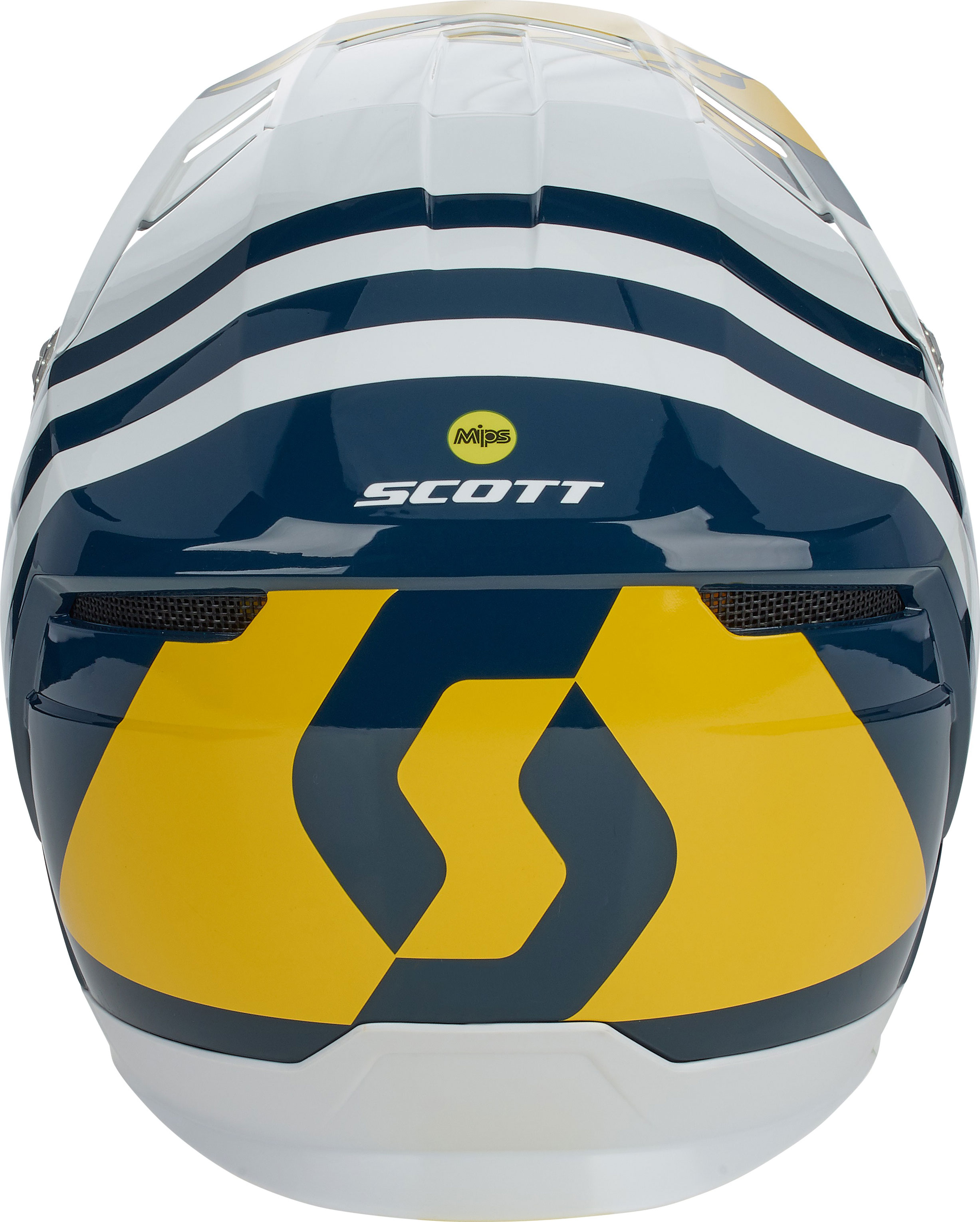 Scott Crosshjälm 350 Evo Plus Dash Junior Mörkblå/Gul bild 3
