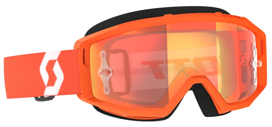 Scott Crossglasögon Primal Orange/Vit - Orange spegelglas