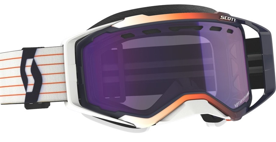 Scott Skoterglasögon Prospect Snow Cross LS - Ljuskänslig blå spegel 