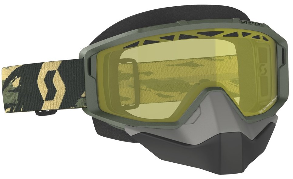 Scott Skoterglasögon Primal Camo - Gul Siktskiva bild 2