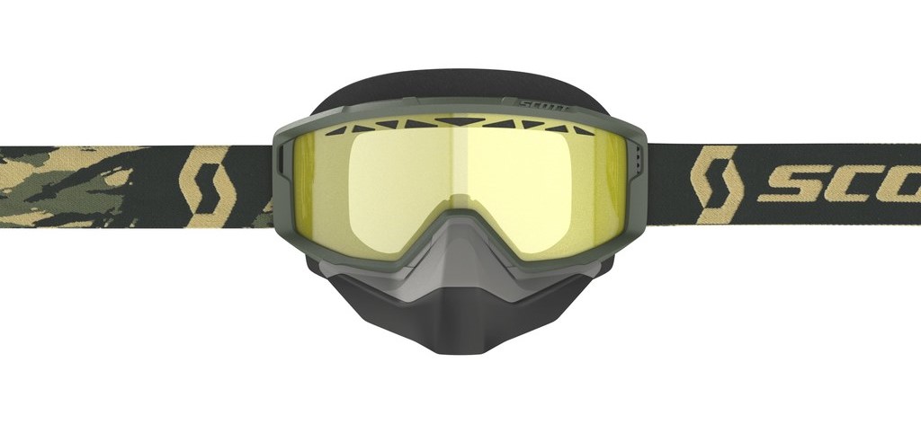 Scott Skoterglasögon Primal Camo - Gul Siktskiva bild 3