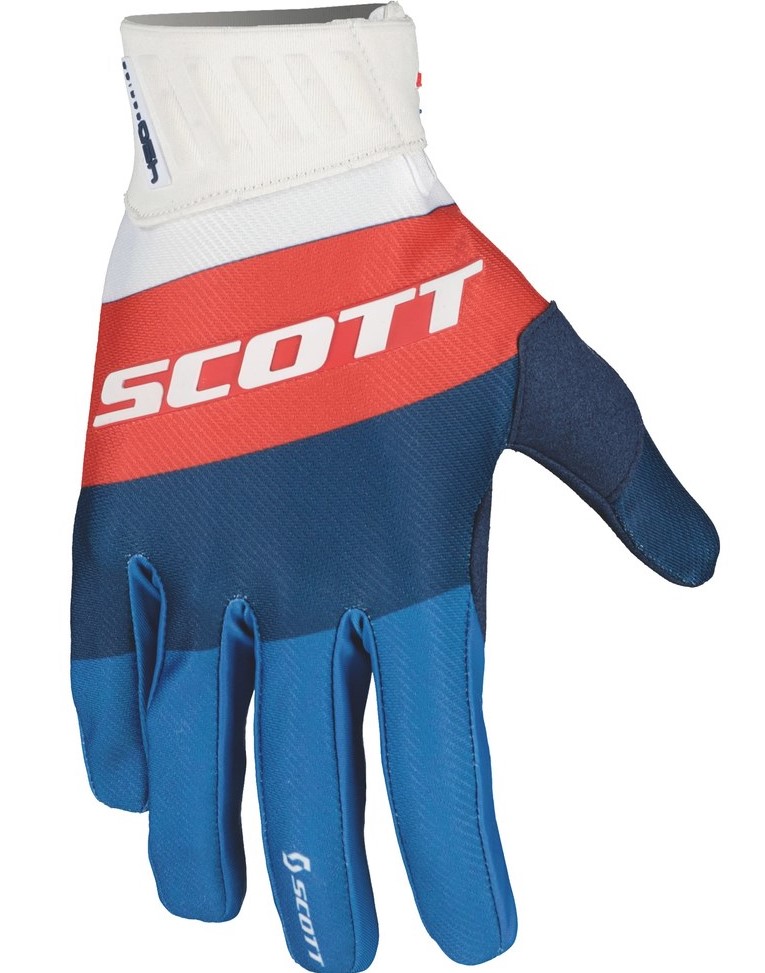 Scott Crosshandskar 450 Angled Blå/Röd