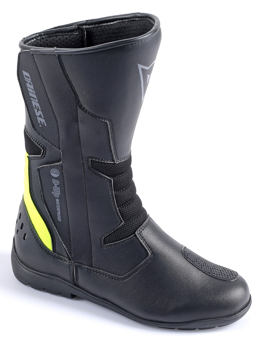 Dainese Stövel Tempest Vattentät Svart/Fluo gul (Dam)