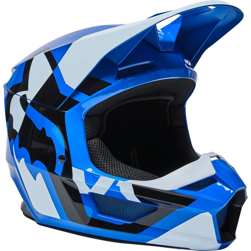 Fox Crosshjälm V1 Lux Blå