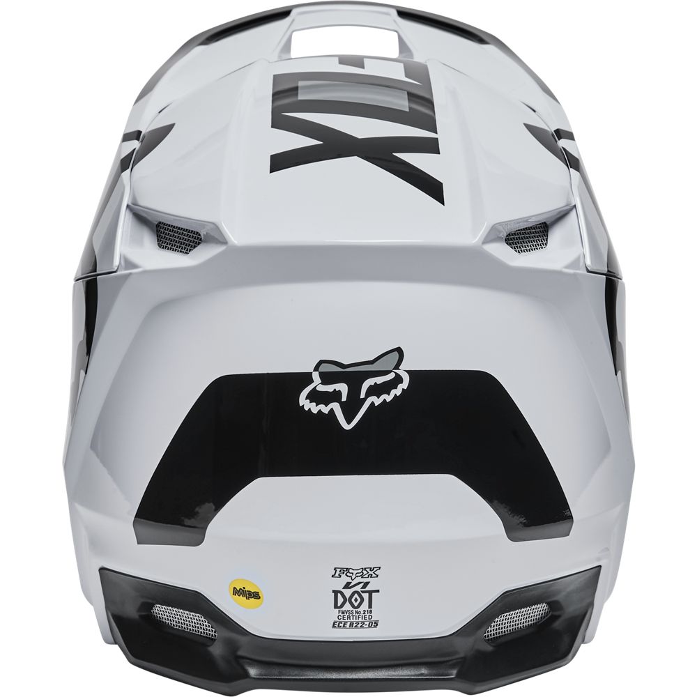 Fox Crosshjälm V1 Lux Vit/Svart bild 4