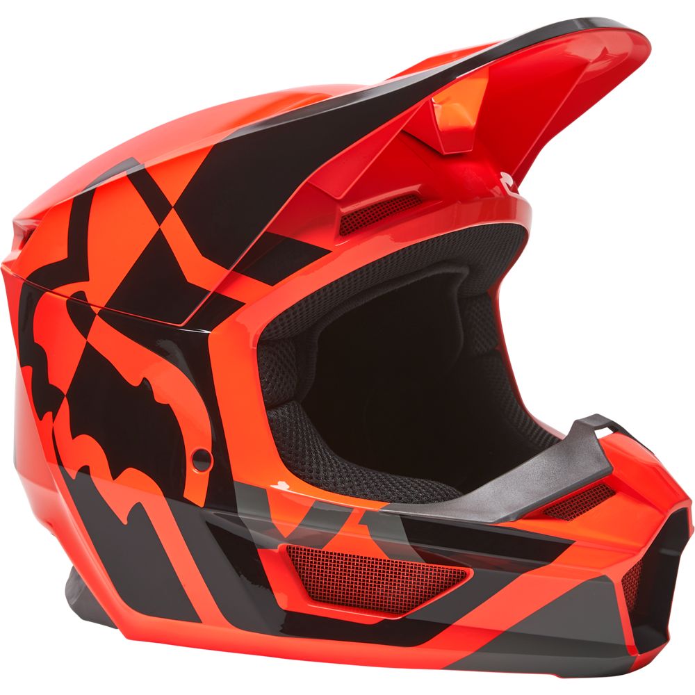 Fox Crosshjälm V1 Lux Orange