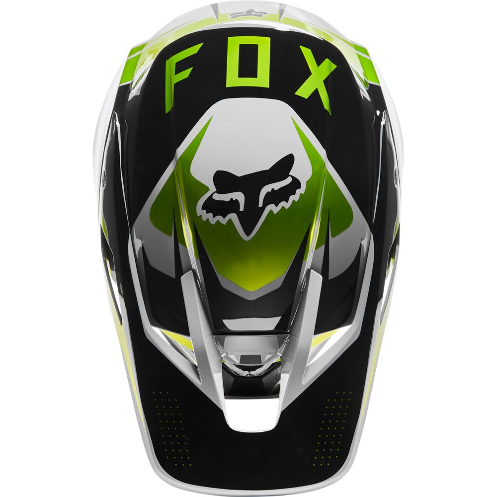 Fox Crosshjälm V3 RS Mirer Grå/Svart bild 3