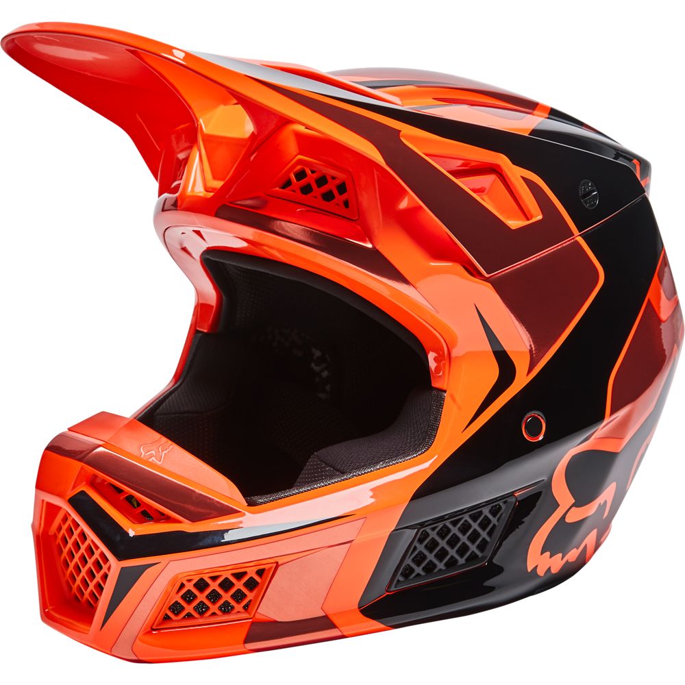 Fox Crosshjälm V3 RS Mirer Orange