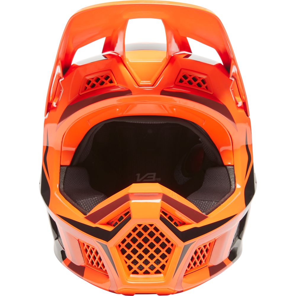 Fox Crosshjälm V3 RS Mirer Orange bild 5