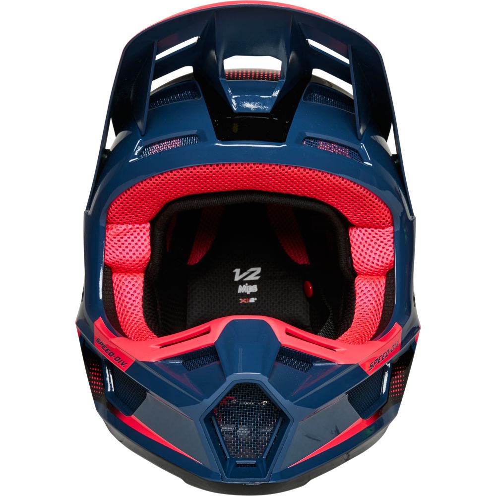 Fox Crosshjälm V2 Dier Indigo/Rosa bild 5