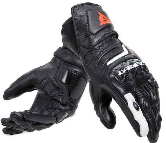 Dainese Skinnhandske Carbon 4 Svart/Vit Lång (Dam) 