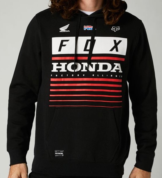 Fox Hoodie Honda HRC Svart