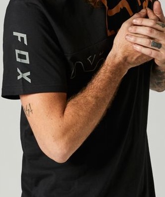 Fox T-Shirt Skew Crew Svart bild 3