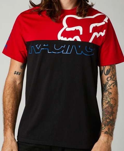 Fox T-Shirt Skew Crew Röd