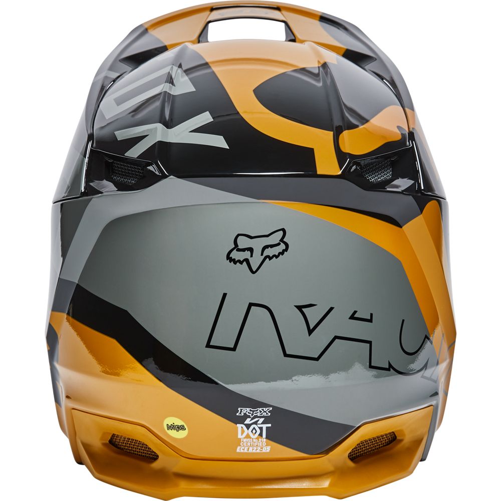 Fox Crosshjälm V1 Skew Svart/Brons (Junior) bild 3