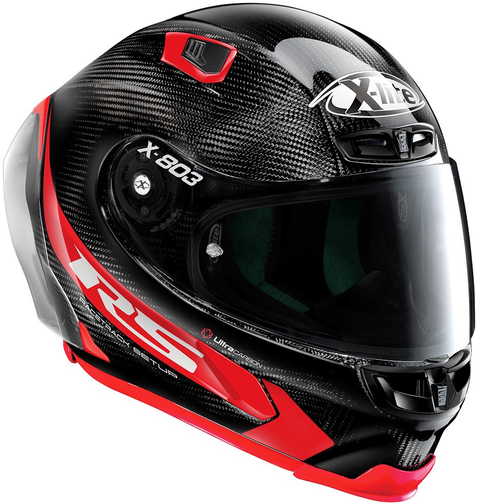 X-Lite Hjälm X-803RS Ultra Carbon Hot Lap Röd bild 2