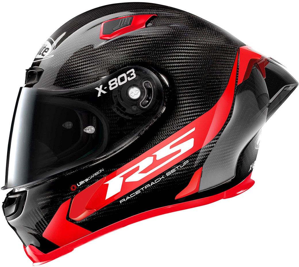 X-Lite Hjälm X-803RS Ultra Carbon Hot Lap Röd bild 3