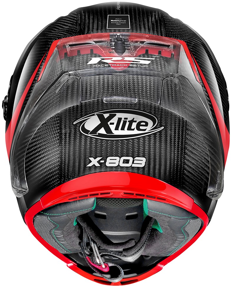 X-Lite Hjälm X-803RS Ultra Carbon Hot Lap Röd bild 4