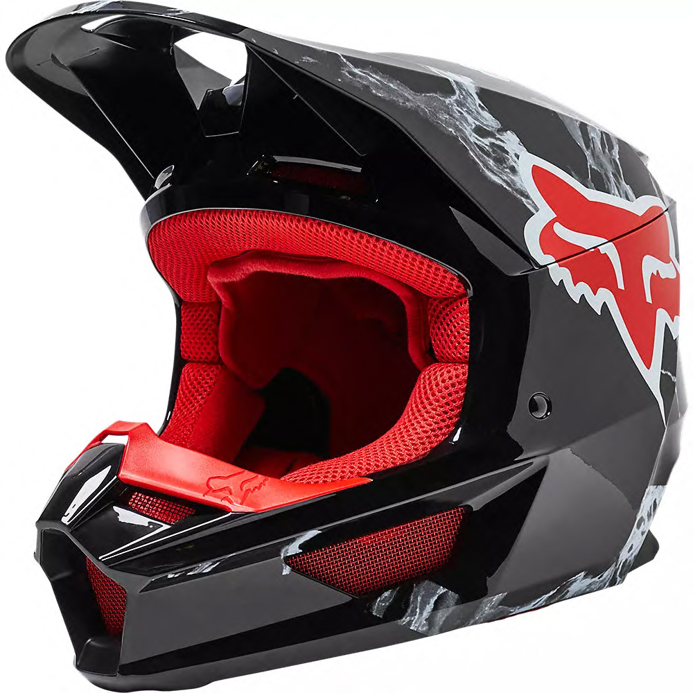 Fox Crosshjälm V1 Karerra Svart