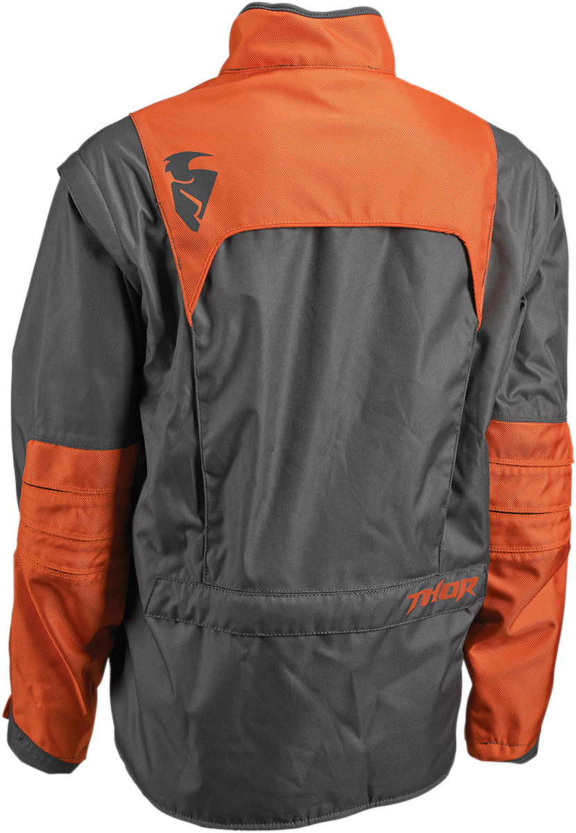 Thor Endurojacka Range Charcoal/Orange