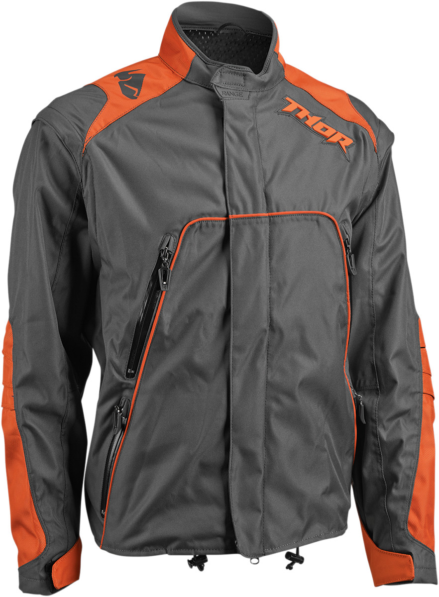 Thor Endurojacka Range Charcoal/Orange bild 2