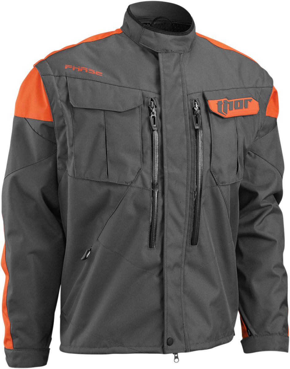 Thor Endurojacka Phase Charcoal/Orange