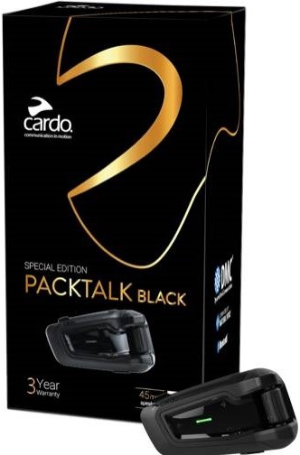 Cardo Intercom Packtalk Black JBL För 1st Hjälm