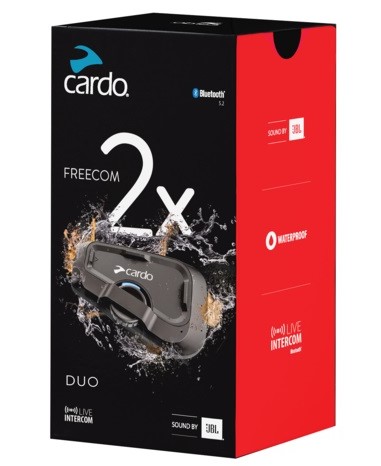 Cardo Intercom Freecom 2X För 2st Hjälmar