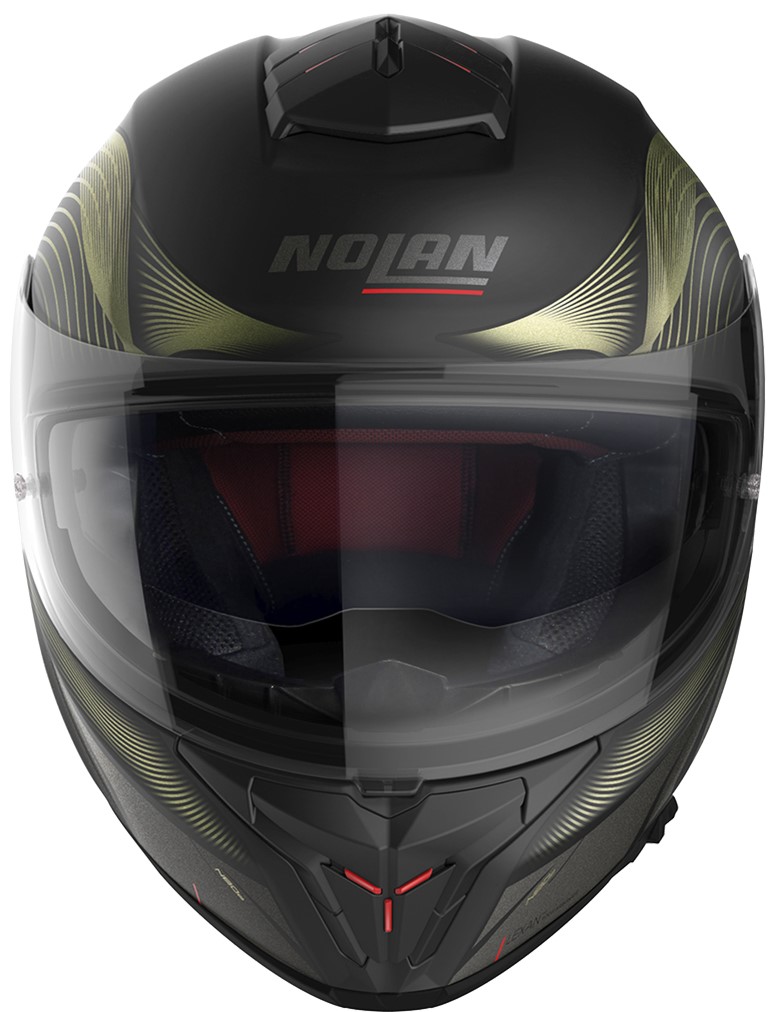 Nolan Hjälm N80-8 Powerglide N-Com Mattsvart/Guld bild 4