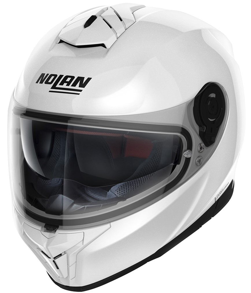 Nolan Hjälm N80-8 Classic N-Com Vit
