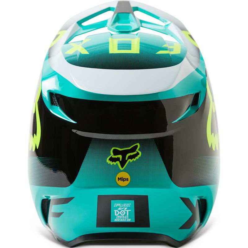 Fox Crosshjälm V1 LEED Teal (Junior) bild 3