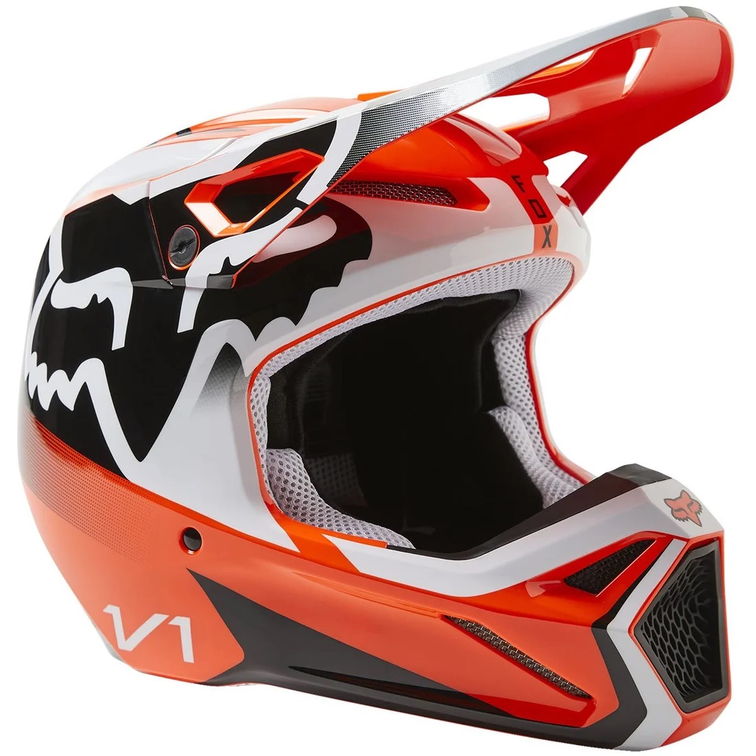 Fox Crosshjälm V1 LEED Orange (Junior)