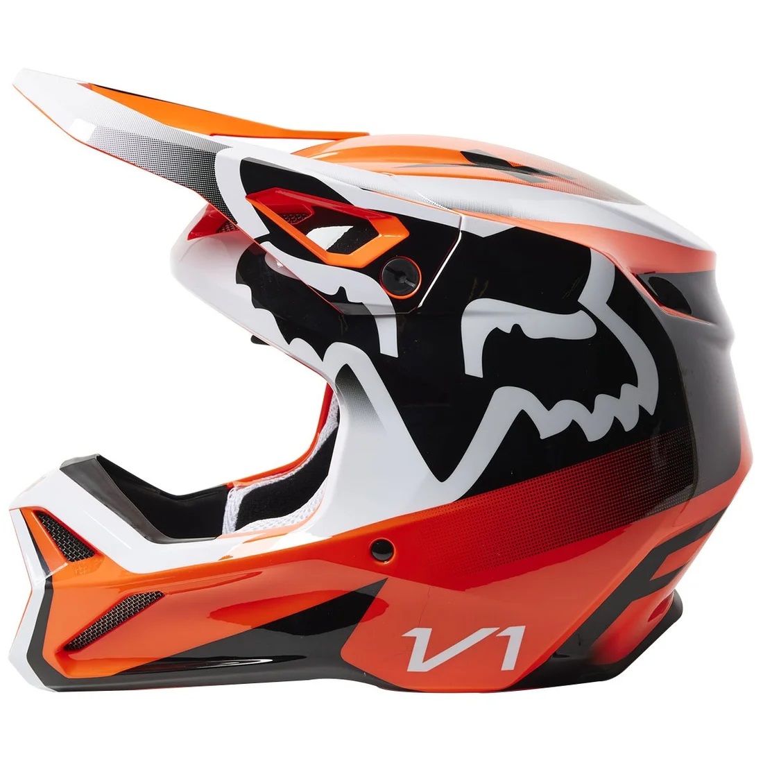 Fox Crosshjälm V1 LEED Orange (Junior) bild 2