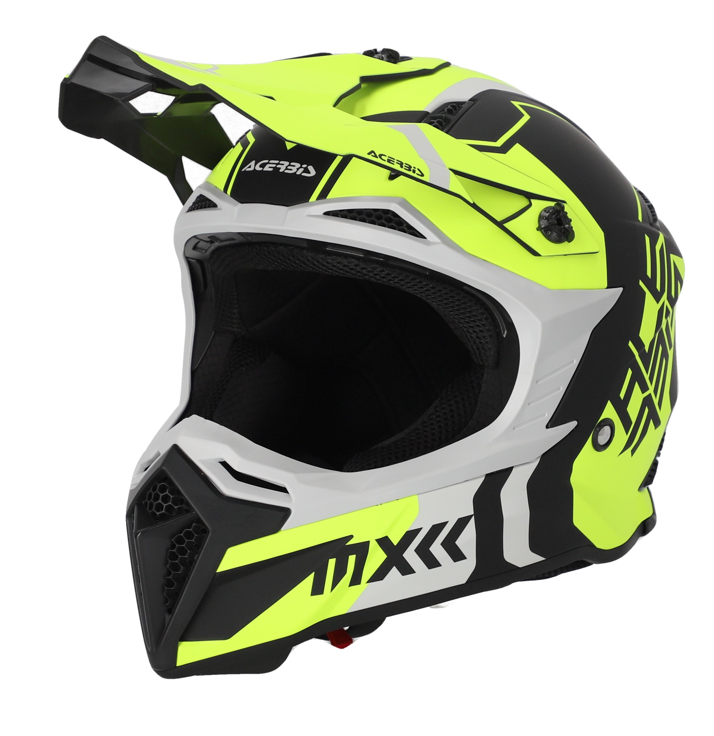 Acerbis Crosshjälm Profile 5 Mattsvart/Fluogul