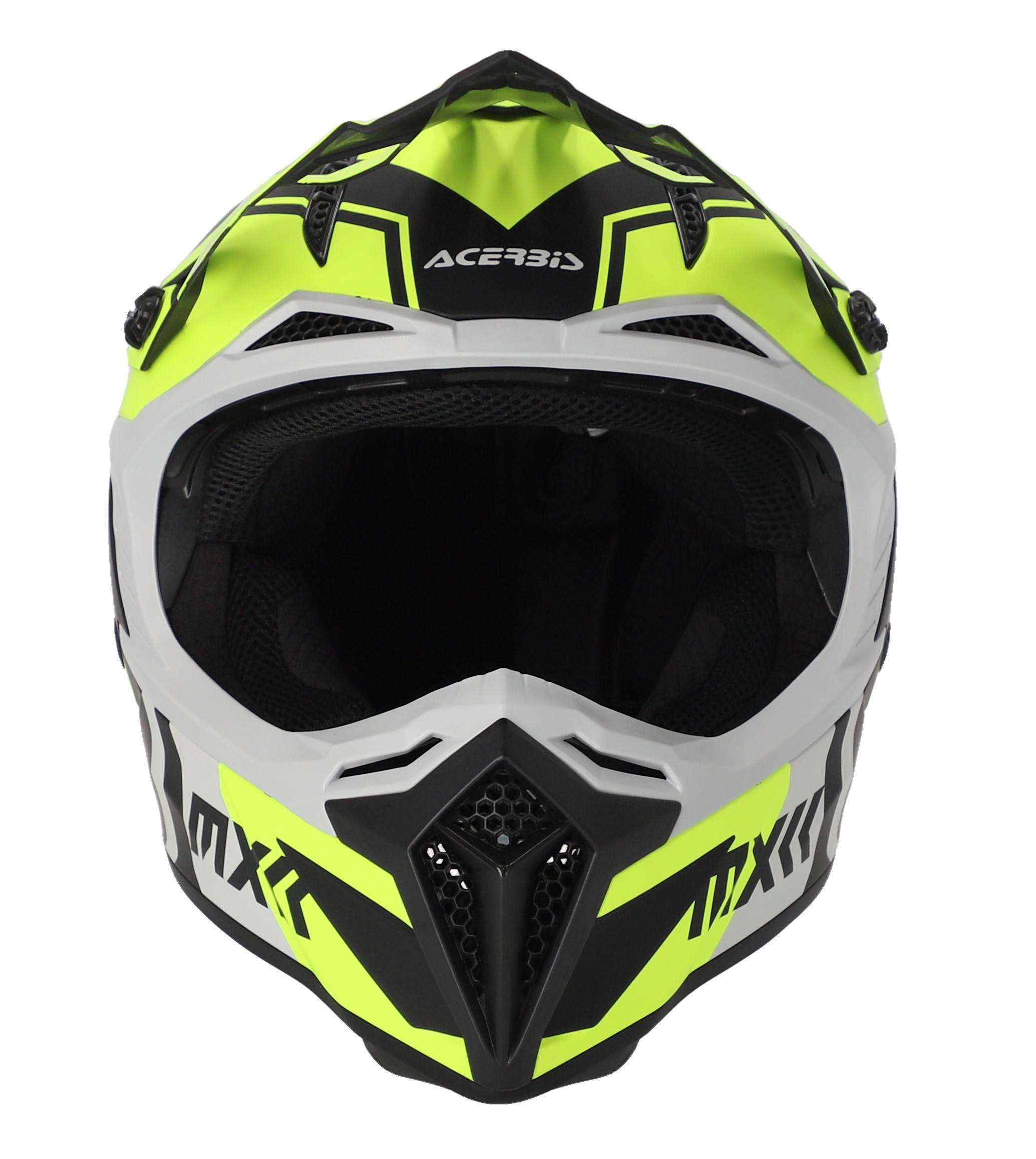 Acerbis Crosshjälm Profile 5 Mattsvart/Fluogul bild 3